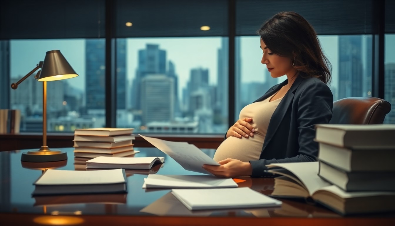 Comment une avocate enceinte peut léguer son savoir