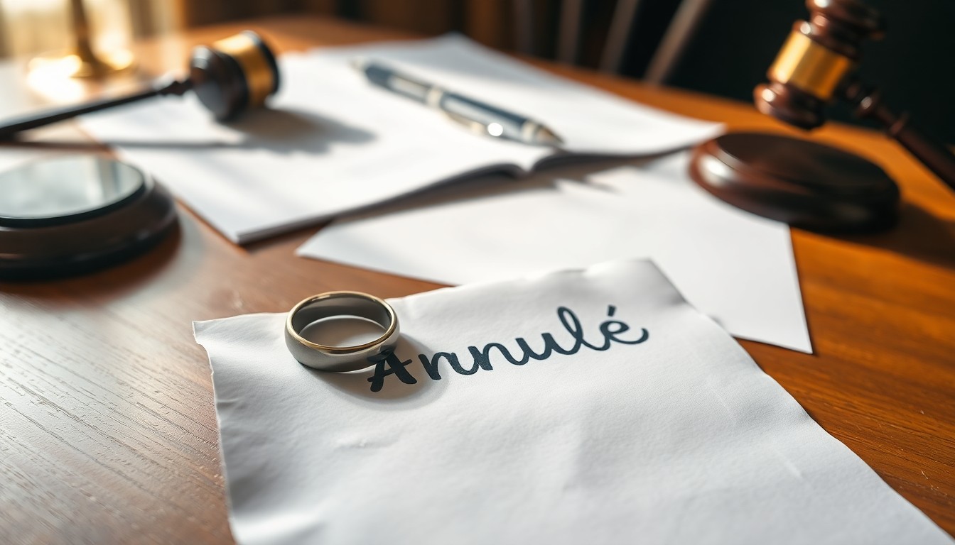 Impacts psychologiques de l'annulation mariage mairie